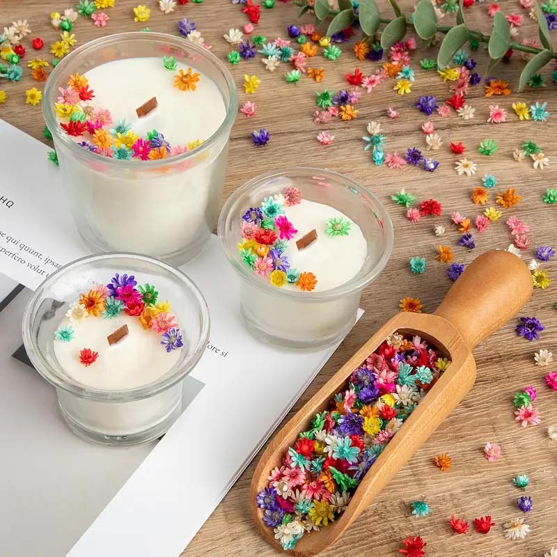 Resin Craft Ideas - Bunga warna-warni campuran untuk cetakan lilin,