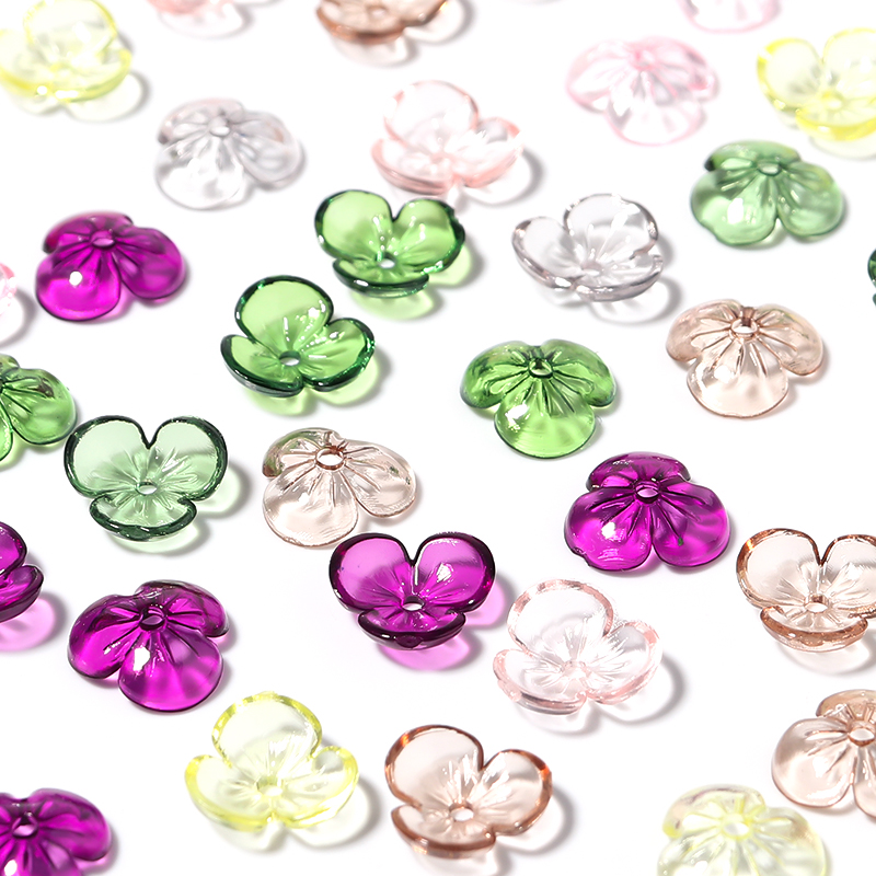 Flower Preservation Resin - 20 buah/lot manik-manik kelopak bunga Resin