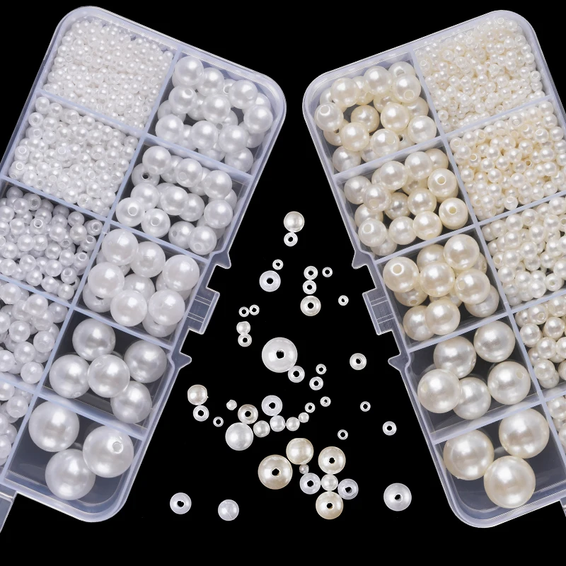 Resin Crafts Diy - 800pcs Manik-manik Resin Mutiara Imitasi Kit