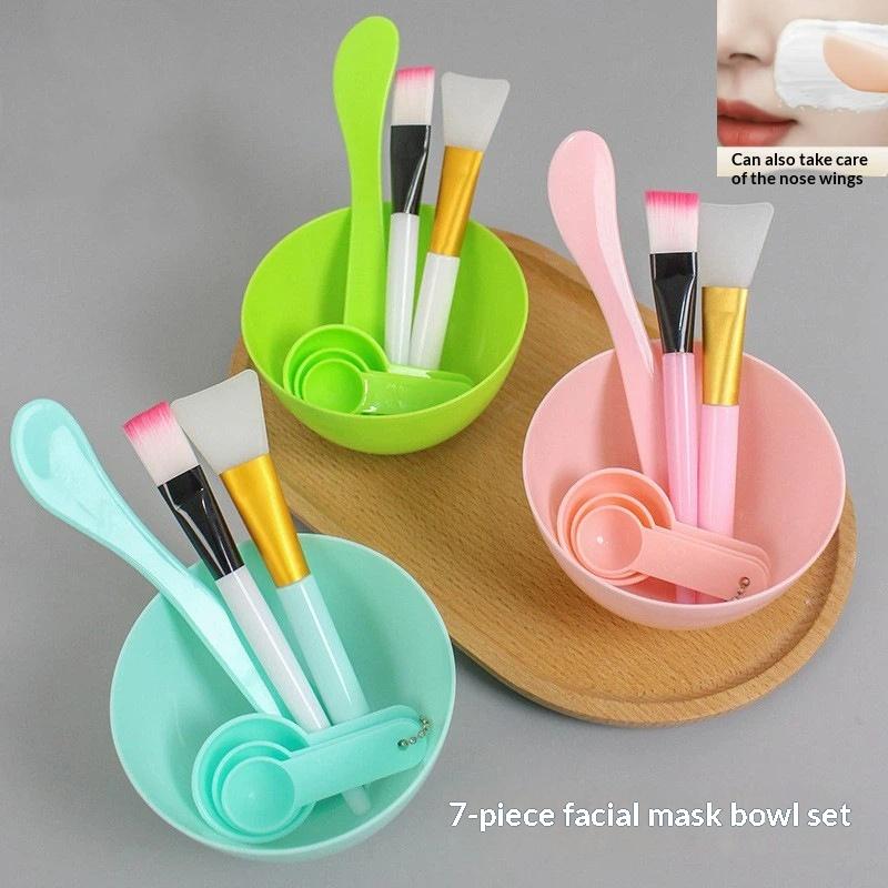 Mixing Cup Silicone - 【7Pcs Alat Pencampur Masker Wajah DIY