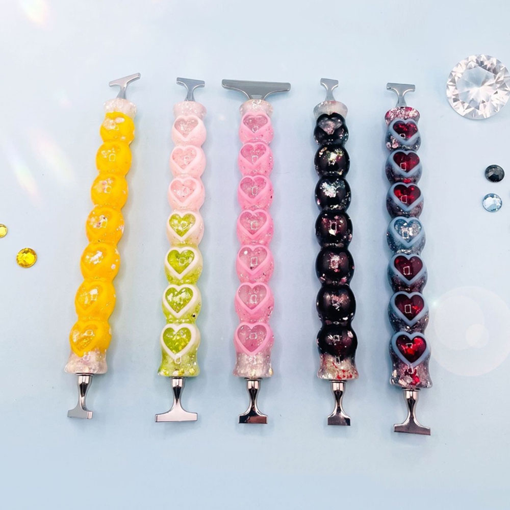 Resin Craft Ideas - Pena Lukis Berlian Bentuk Hati Baru,