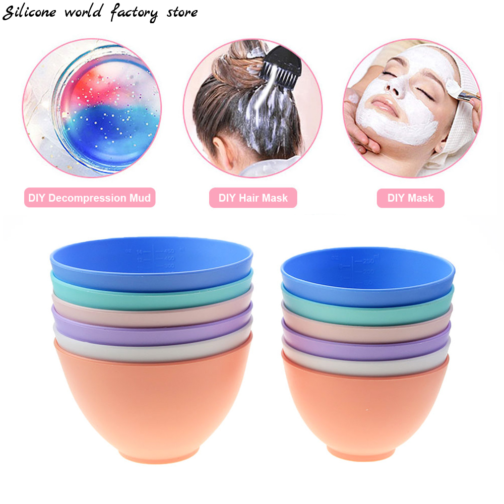 Mixing Cup Silicone - Mangkuk aduk masker silikon 250/450ML mangkuk