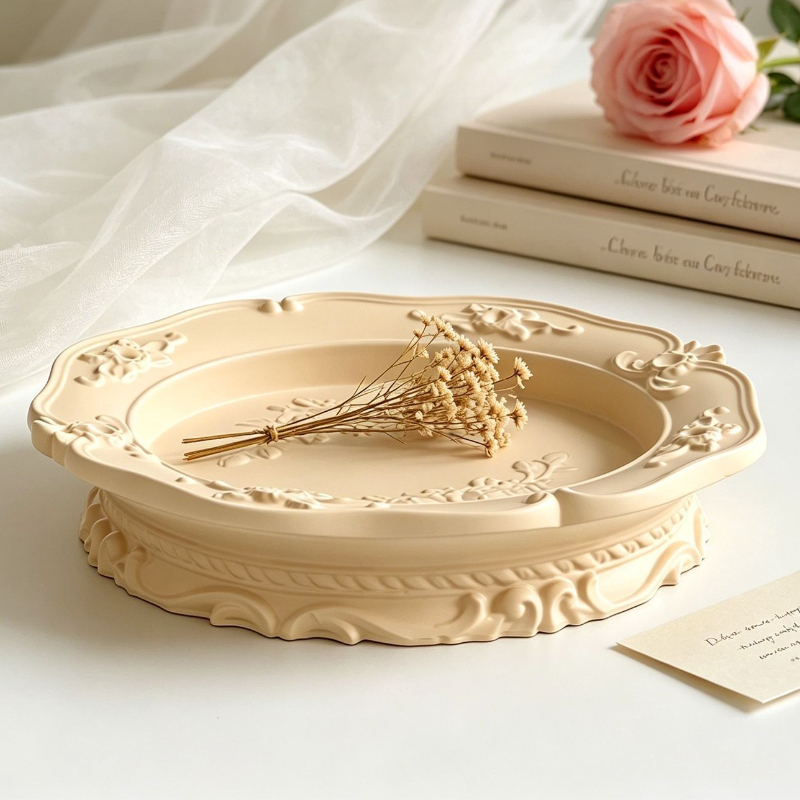 Cetakan Silikon Renda Barok Vi - Coaster Mold Round ulasan dan harga