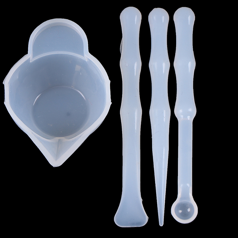 1Set Cetakan Silikon Campuran  - Mixing Cup Silicone ulasan dan harga