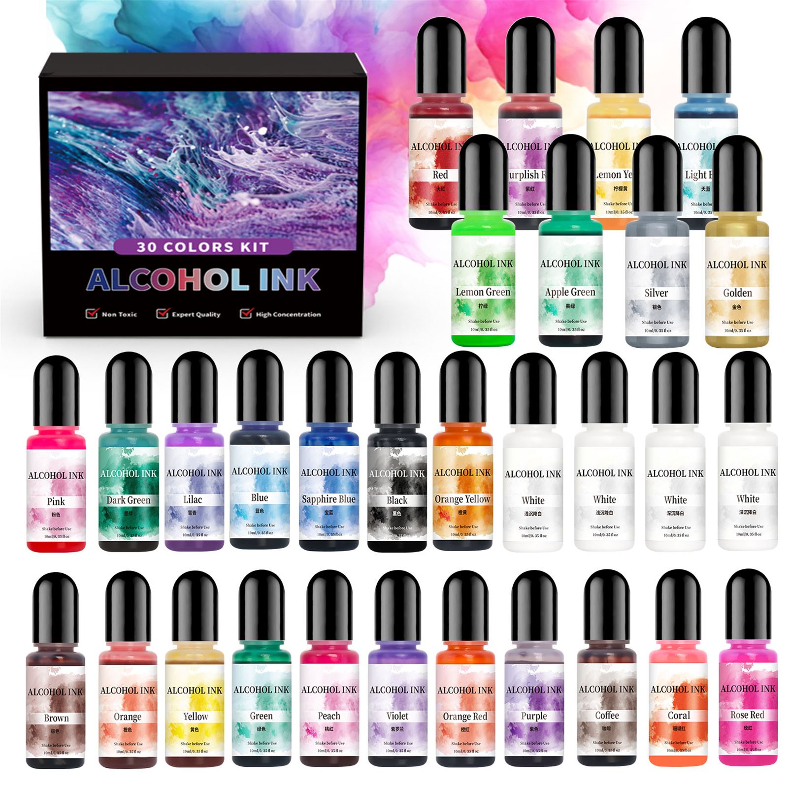 10Ml Resin Esensi Alkohol Cair - Resin Dye Alcohol ulasan dan harga