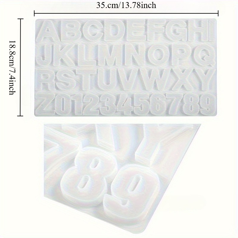 Cetakan Silikon Huruf A Sampai - Serving Tray Mold ulasan dan harga