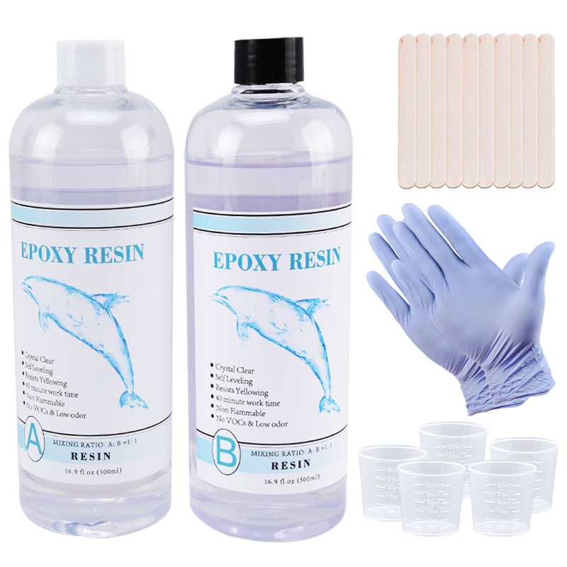 1:1 Jelas Epoksi Resin Kristal - Serving Tray Mold ulasan dan harga
