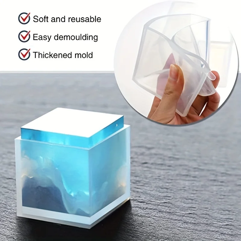 5 buah cetakan Resin persegi s - Serving Tray Mold ulasan dan harga
