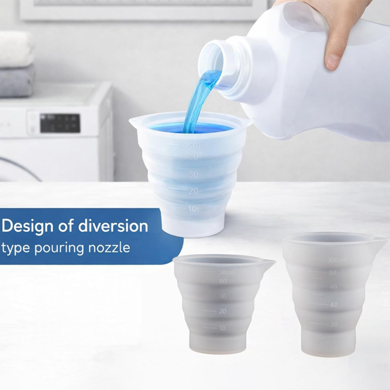 2 Buah Bola Pengukur Deterjen  - Mixing Cup Silicone ulasan dan harga