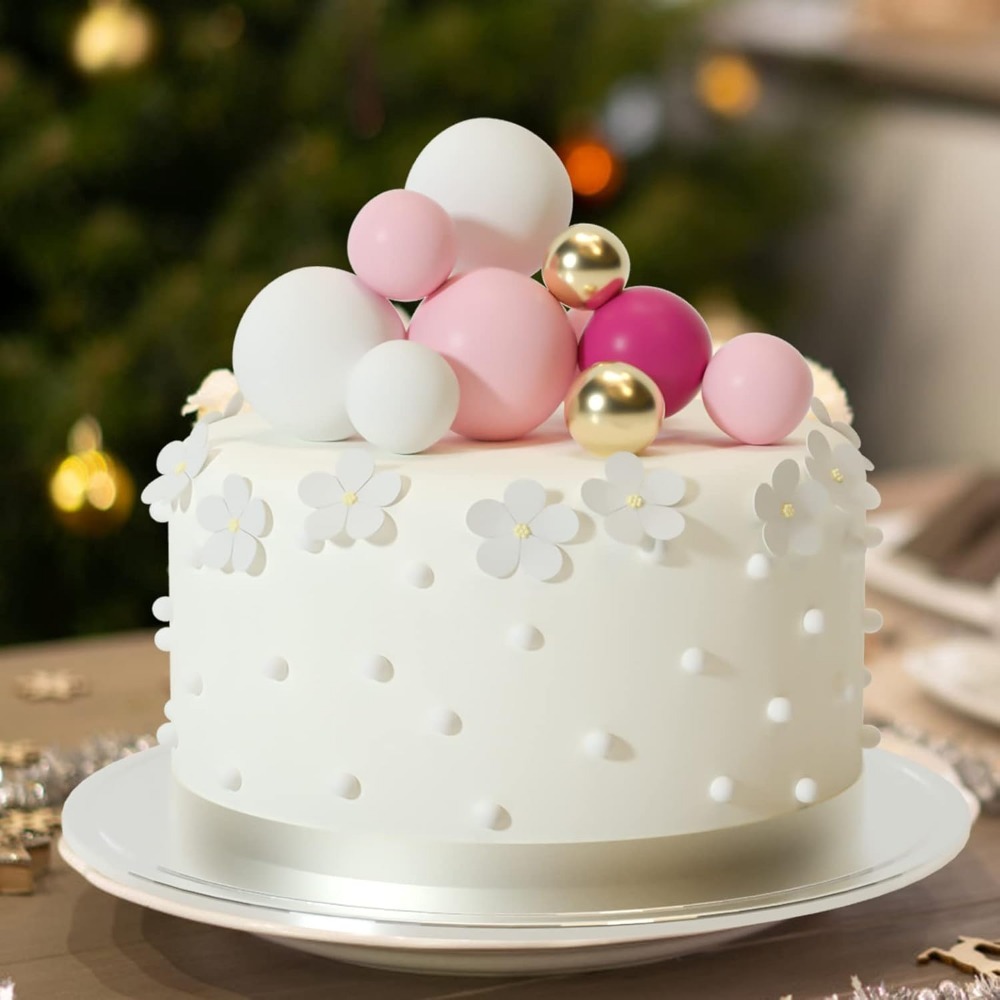 20 Buah Hiasan Kue Ulang Tahun - Gold Foil Flakes ulasan dan harga